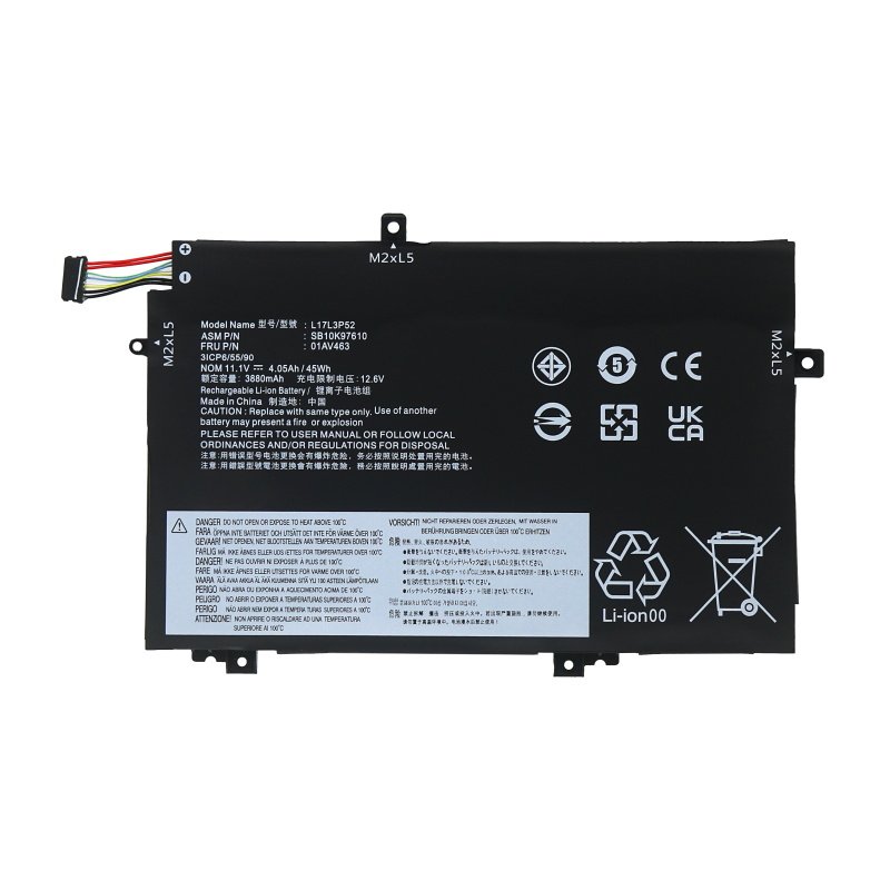 (image for) Lenovo L17C3P52 SB10K97613 01V466 Battery For ThinkPad L480-20LS001AGE