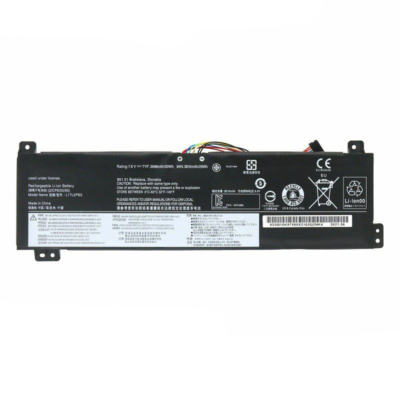 (image for) Lenovo L17L2PB3 L17M2PB3 L17C2PB3 5B10P54004 5B10P54005 5B10P53998 Battery