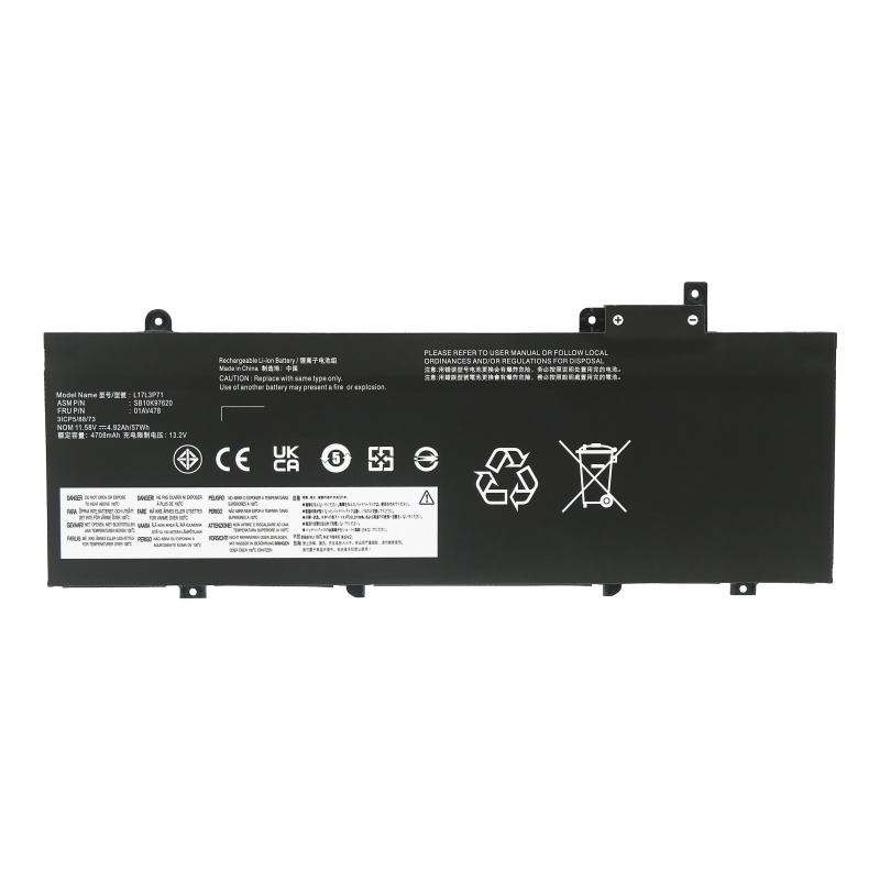 (image for) Lenovo L17M3P71 SB10K97621 01AV479 Battery Replacement For ThinkPad T480S