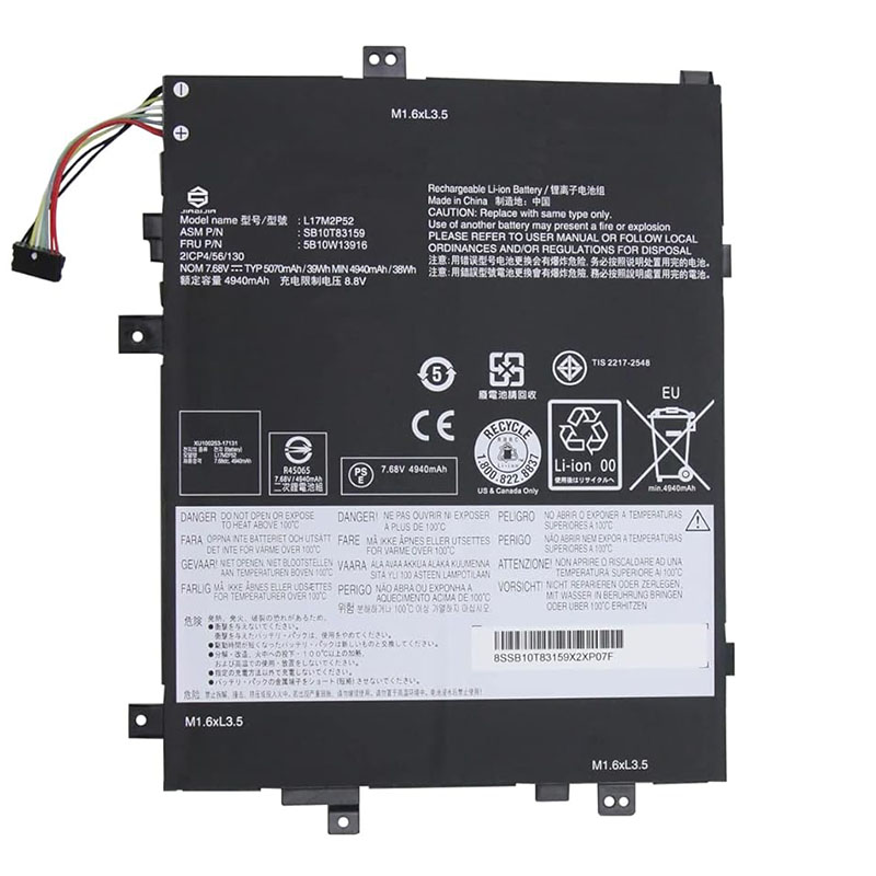 (image for) Lenovo L17M2P54 SB10K97633 01AV488 Battery Replacement