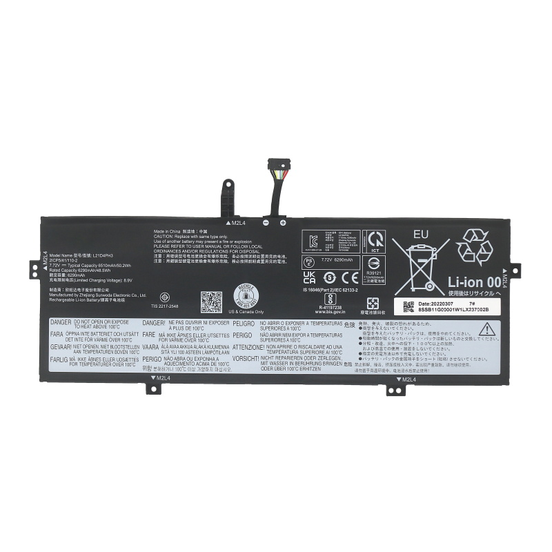(image for) L21D4PH3 L21C4PH3 L21M4PH3 L21L4PH3 Battery Replacement For Lenovo Yoga Slim 7 Carbon 13IAP7