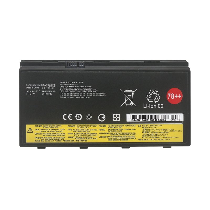 (image for) 00HW030 01AV451 SB10F46468 Battery For Lenovo ThinkPad P70 P71 P72 Series