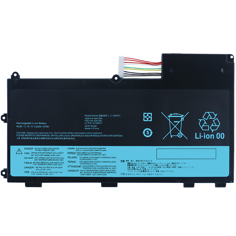(image for) L11S3P51 Lenovo ThinkPad T430U Battery 121500076 121500077 121500138