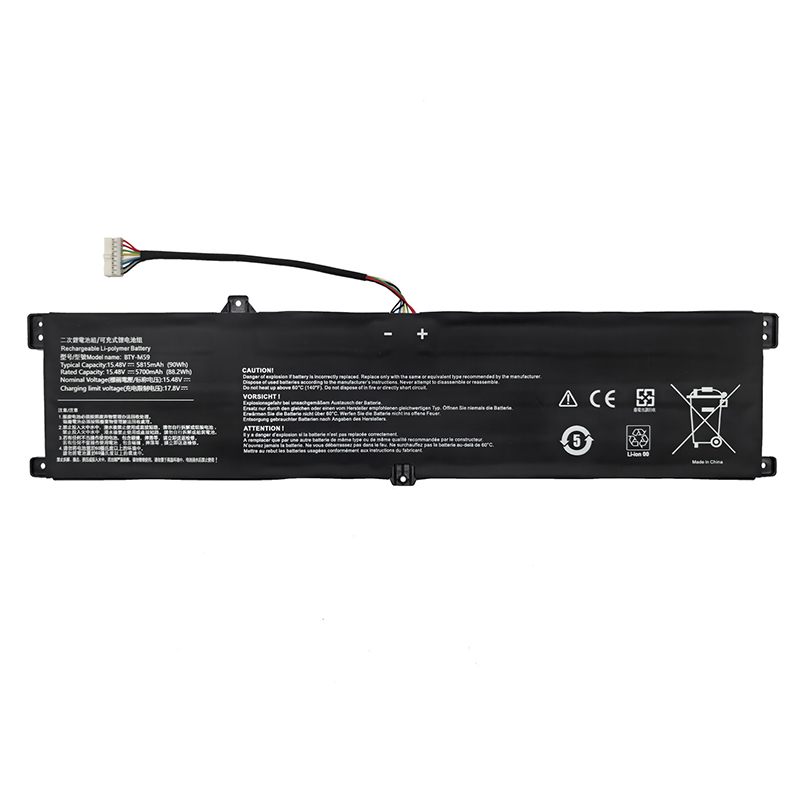 (image for) BTY-M59 Battery Replacement For MSI 17 Crosshair16 17 HX D14V 15.48V 5815mAh 90Wh