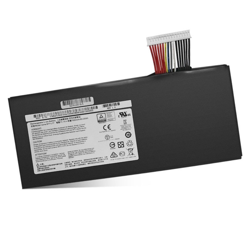 (image for) BTY-L77 Battery Replacement For MSI GT72S 6QF GT72 2QD GT80 2QE 6QD 6QE MS-1781 MS-1783