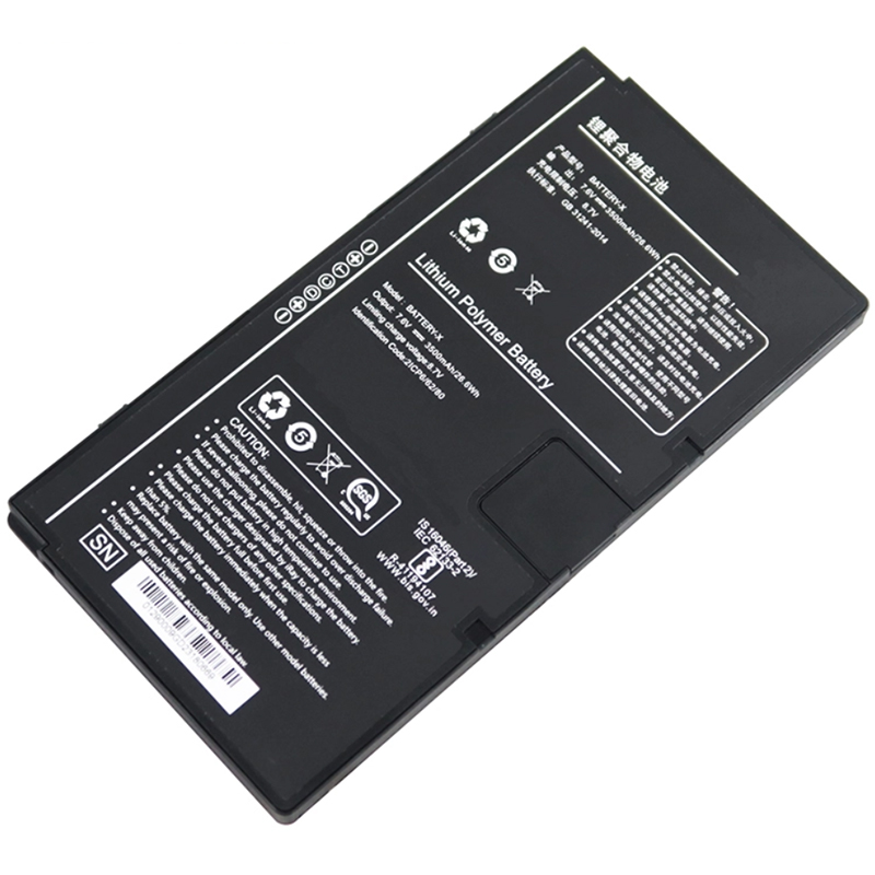 (image for) iRay Battery-X Replacement Battery For iRay Mars1717XF 7.6V 3500mAh 26.6Wh 2ICP6/62/80