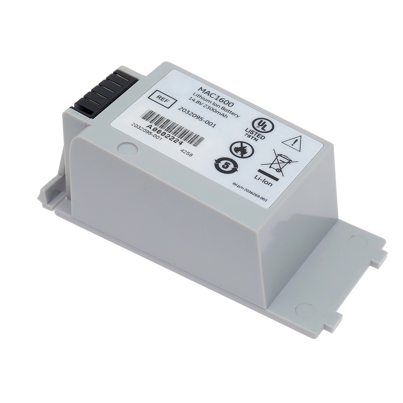 (image for) 2032095-001 Battery Replacement For GE MAC1600 2036269-001 14.8V 2.3Ah 37Wh 2300mAh