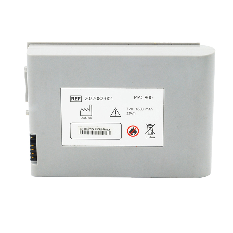 (image for) REF 2037082-001 Battery Replacement For GE MAC 800 MAC800 7.2V 4500mAh 33Wh