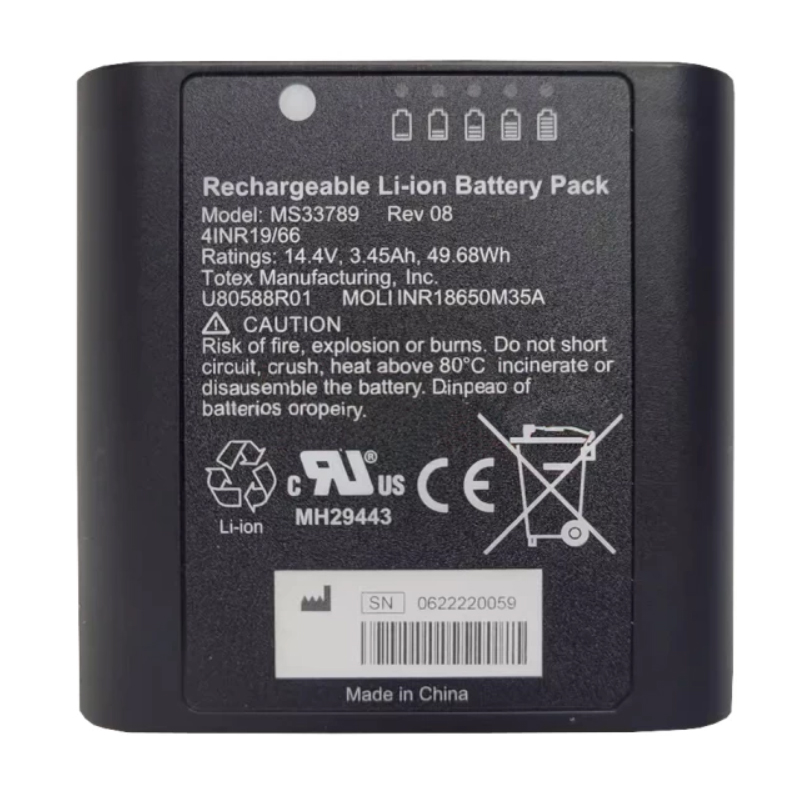 (image for) U80588R01 MS33789 Rechargeable Li-ion Battery Pack MOLI INR18650M35A
