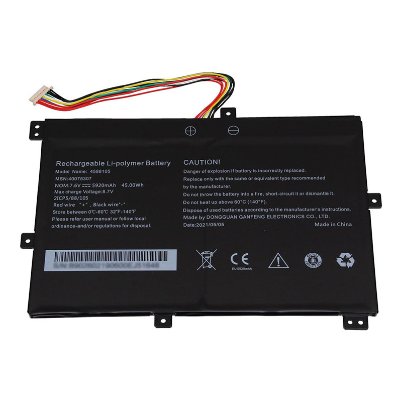 (image for) 4588105 40069191 Battery Replacement For Medion Akoya S4401 S4402 S4403 CW140