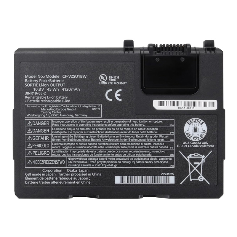 (image for) CF-VZSU1AW CF-VZSU1AJS CF-VZSU1AR Battery Replacement For Panasonic CF-33 11.1V 22Wh 2200mAh