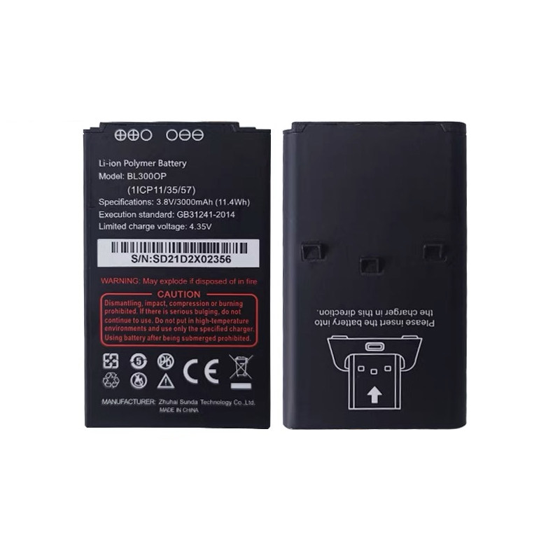 (image for) BL300OP Battery Replacement For RugGear RG360 3.8V 3000mAh 11.4Wh 1ICP11/35/57
