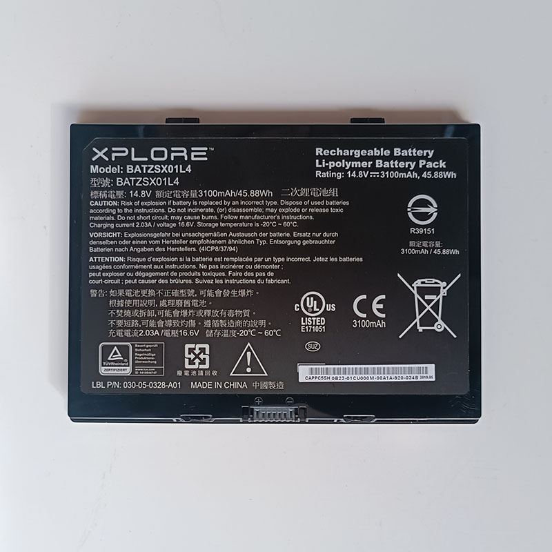 (image for) BATZSX01L4 Battery Replacement For Zebra Motion R12 Tablet 4UPF673791-1-T1060