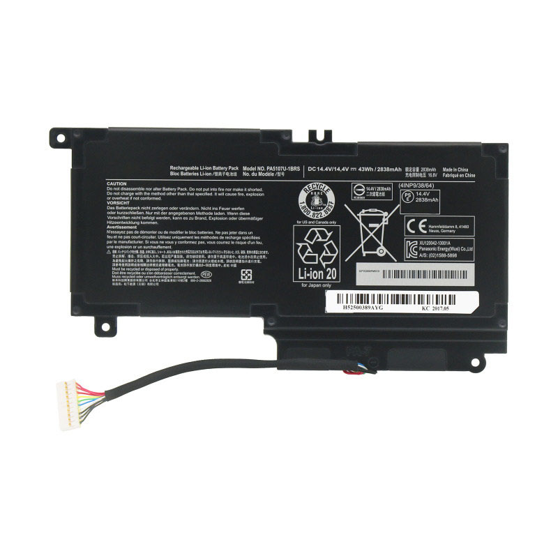 (image for) Toshiba PA5107U-1BRS Battery Repacement For Toshiba Satellite L45D L55D L55T P55T L45 L50 L55 P50 P55
